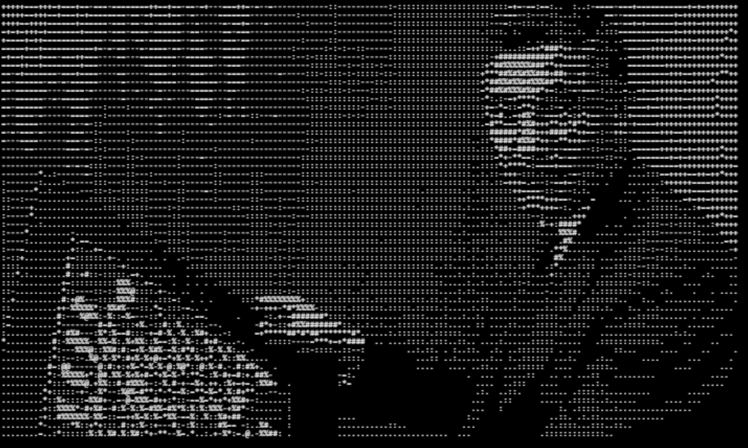 Robert Noyce ASCII Art Portrait